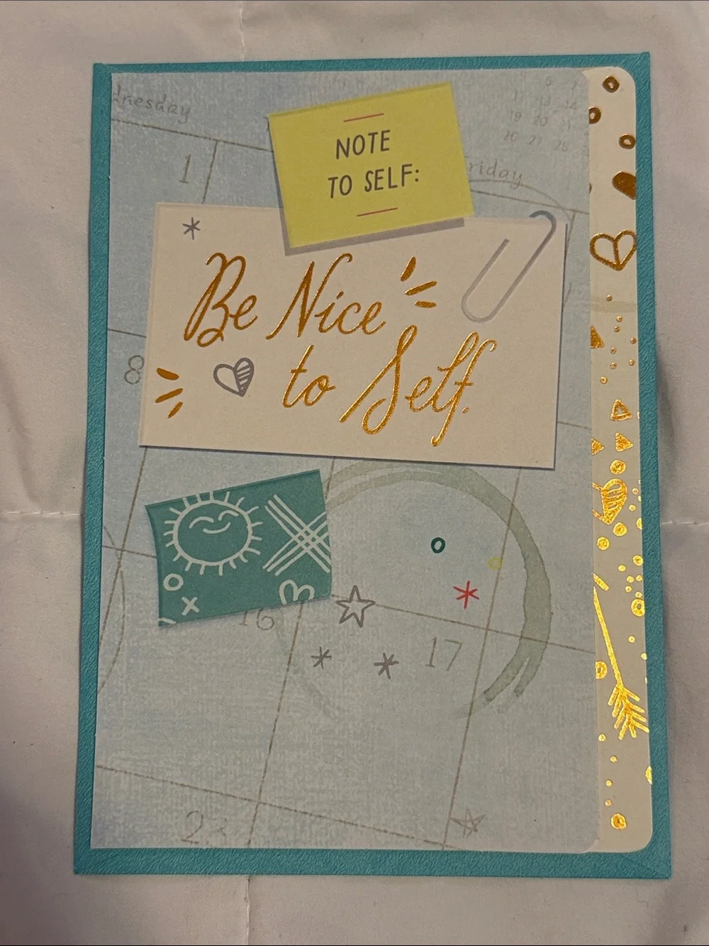 🌻 Bundle of 2 Hallmark Self Love Cards NWT